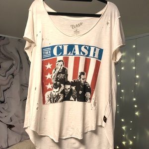 The Clash Free People Distressed Tee
